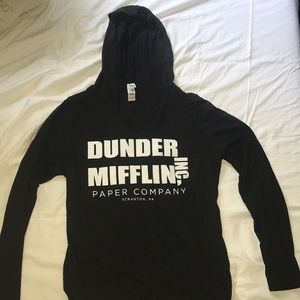 The Office-inspired long sleeve hoodie